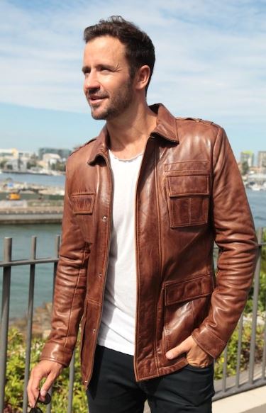 Chase Men's Leather Jacket Jacket Makeda 