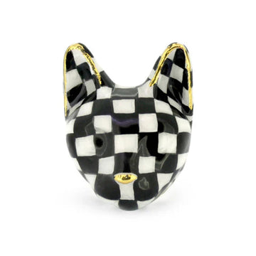 Checkered Cat Ring Jewellery Good After Nine TH 