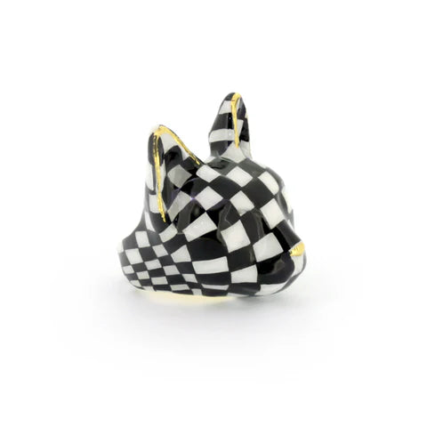 Checkered Cat Ring Jewellery Good After Nine TH 