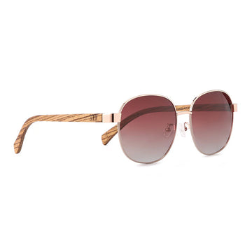 CLEO BLOOM Rose Gold Sunglasses Glasses Soek 