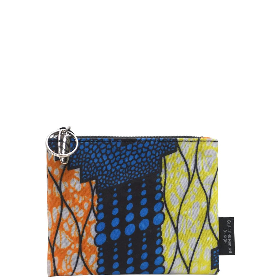 CMD Everyday Coin Purse women's wallet Catherine Manuell Design Gold Blue River 