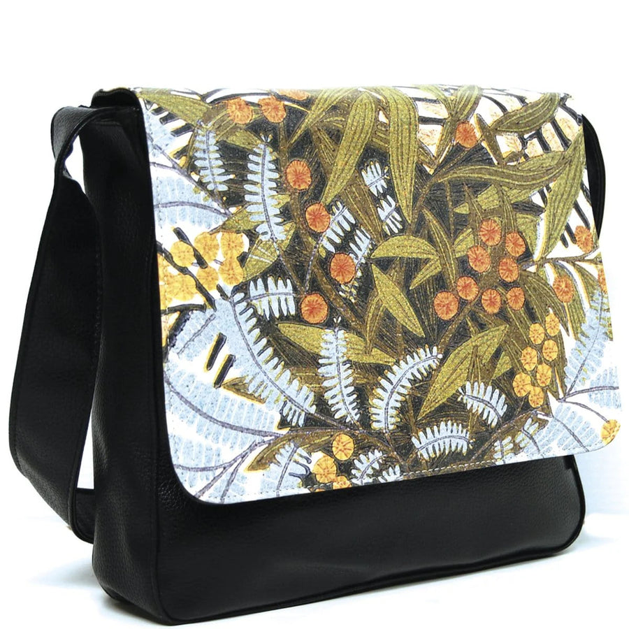 CMD Floral Satchel - Wattle Bag Catherine Manuell Design 