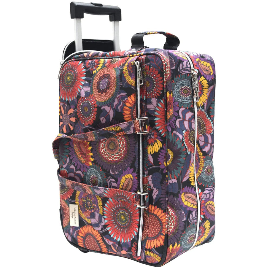 CMD On Board Wheely - Liberty Purple Sunflower Bag Catherine Manuell Design 