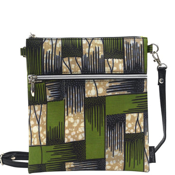 CMD Roma Tote - Green Navy Block Bag Catherine Manuell Design 