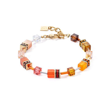 Coeur De Lion GeoCube Tangerine Dreams Bracelet Women's Jewellery Timesupply 