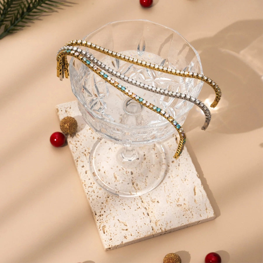 Coeur de Lion Gold Tennis Bracelet Multi Women's Jewellery Timesupply 