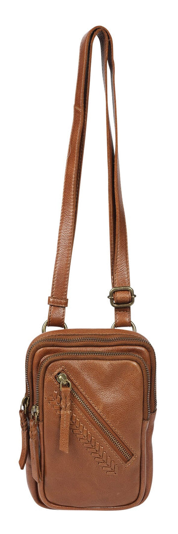 'Come Along' Leather Handbag Handbags, Wallets & Cases Modapelle Tan 