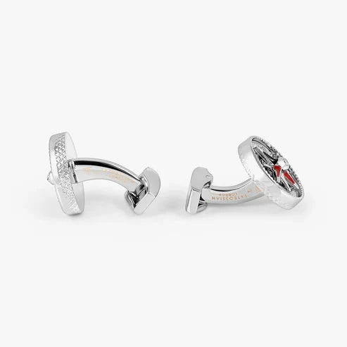 Compass Cufflinks by Tateossian Men's Jewellery Gusto Clothing & Design Pty Ltd 