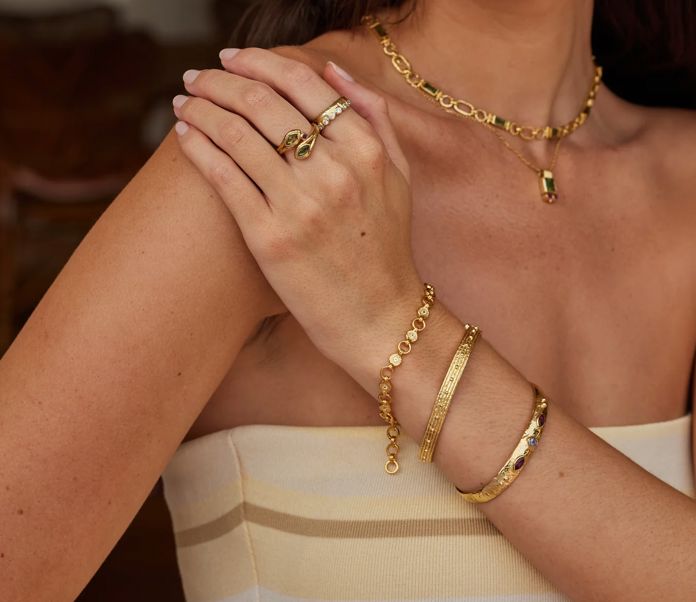 Coronet Gold Cuff by ToniMay Bracelet ToniMay 