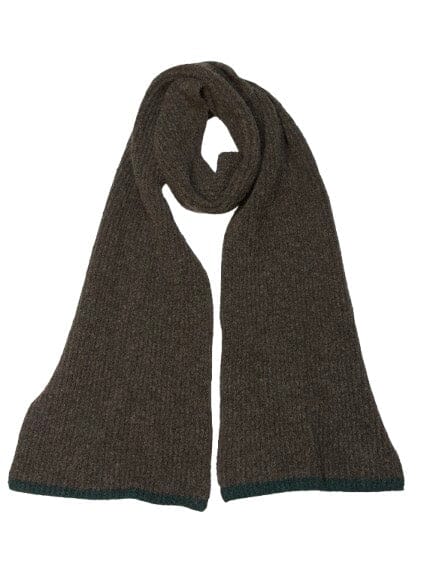Cosy Ribbed Scarf - Stormy Grey Scarf Teddy Sinclair 