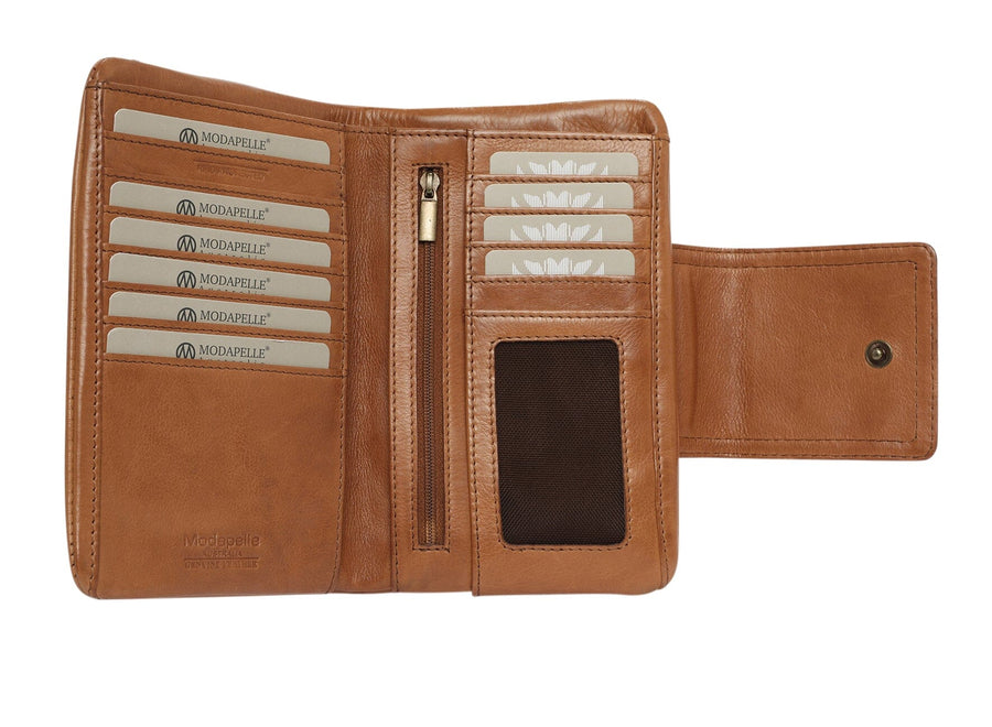 'Count Me In' Leather Wallet Handbags, Wallets & Cases Modapelle 