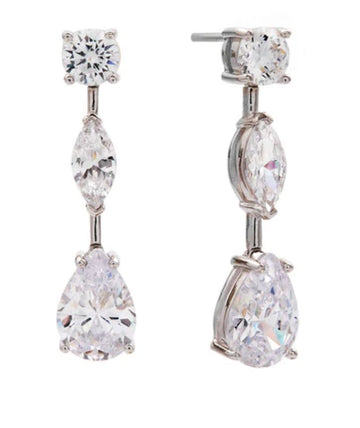 CZ Chandelier Earrings Earrings Sybella 