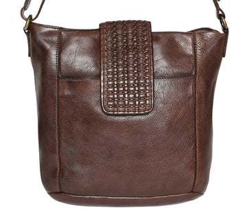 Darana Leather Crossbody Bag - Coffee Wallet Modapelle 