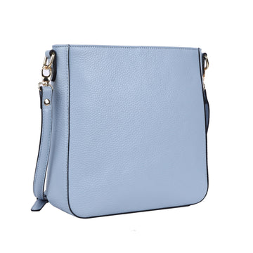 Darwin Leather Bag - Powder Blue Bag Oran 