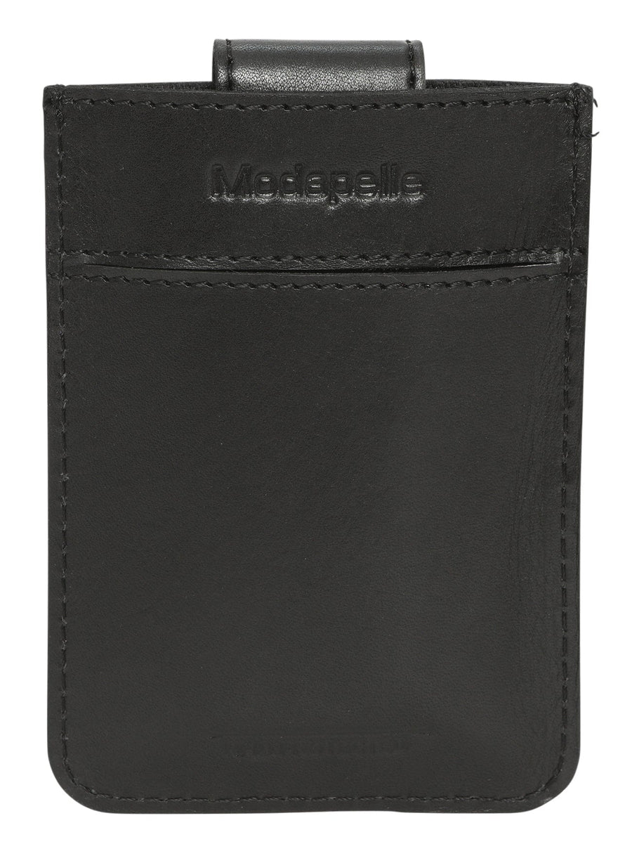 Daya Leather Card Holcer Handbag Modapelle Black 