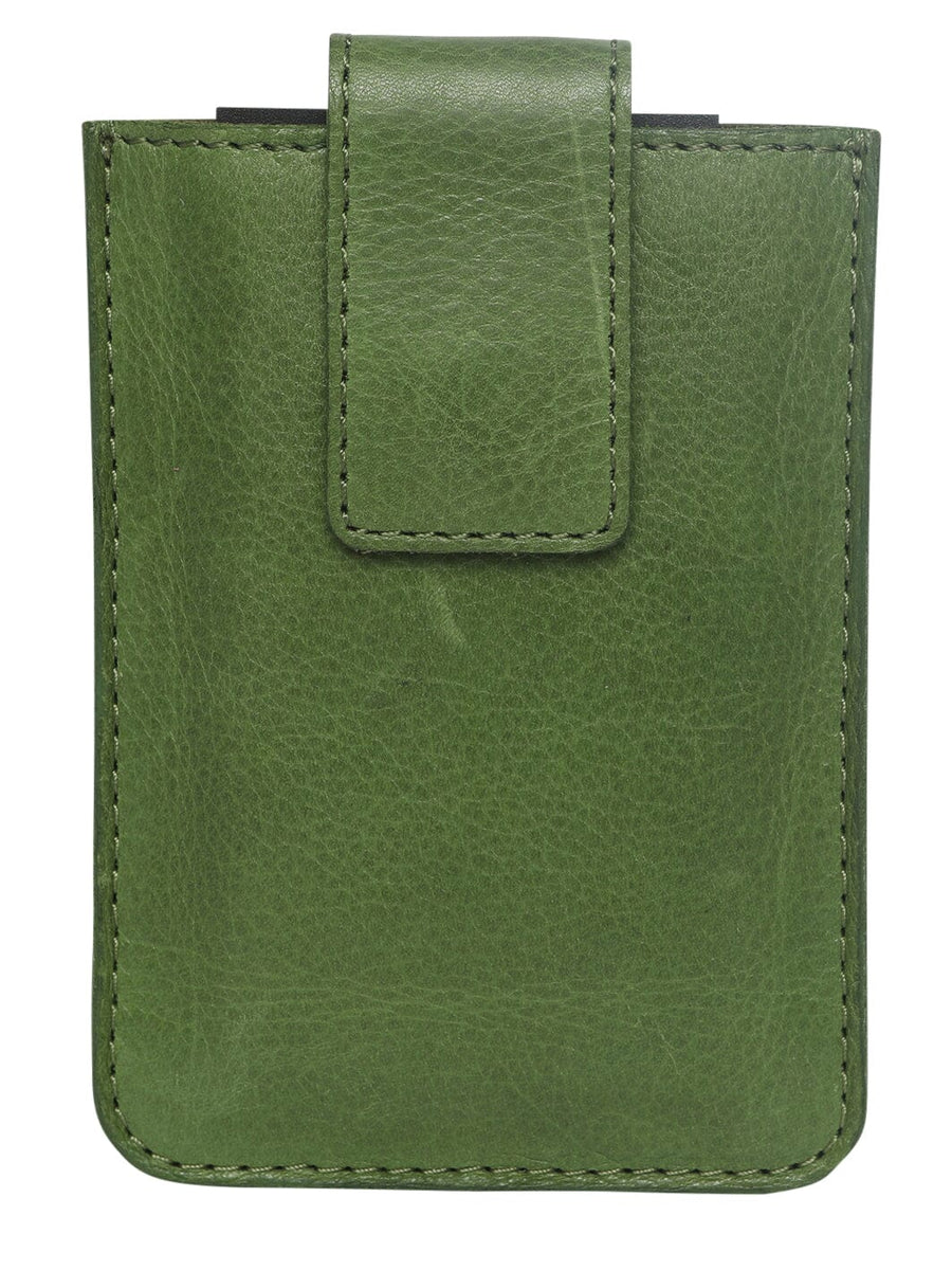 Daya Leather Card Holcer Handbag Modapelle Grass Green 