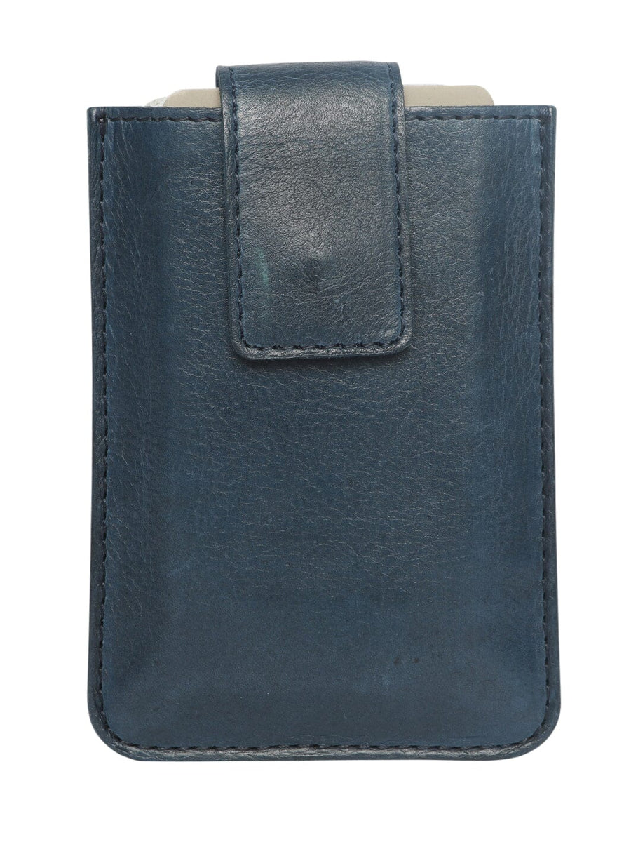 Daya Leather Card Holcer Handbag Modapelle Midnight Blue 