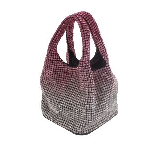 Dolly Crystal Sequinned Handbag Accessories Aidangus Ombre Pink 