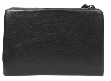 Dolly Leather Wallet Wallet Modapelle Black 
