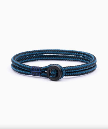 Don Dino Rope Bracelet - Ocean Blue | Black Jewellery Antell 