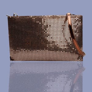 Dreamer Sequinned Glowmesh Crossbody Bag Aidangus Bronze 