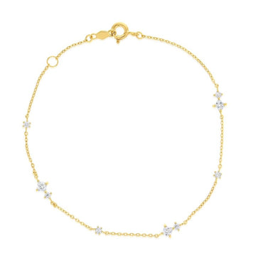 Dreamy 9kt Gold CZ Bracelet Gold jewellery GOLDEN MILE 