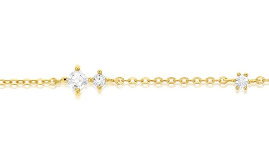 Dreamy 9kt Gold CZ Bracelet Gold jewellery GOLDEN MILE 