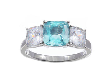 Dreamy Princess Blue CZ Ring Sybella 