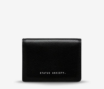 'Easy Does It' Leather Wallet Wallet Status Anxiety Black 