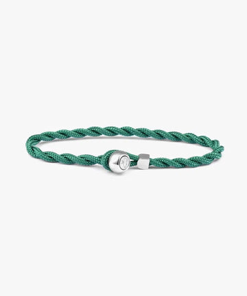 Easy Ed Rope Bracelet Patina Green | Silver Jewellery Antell 