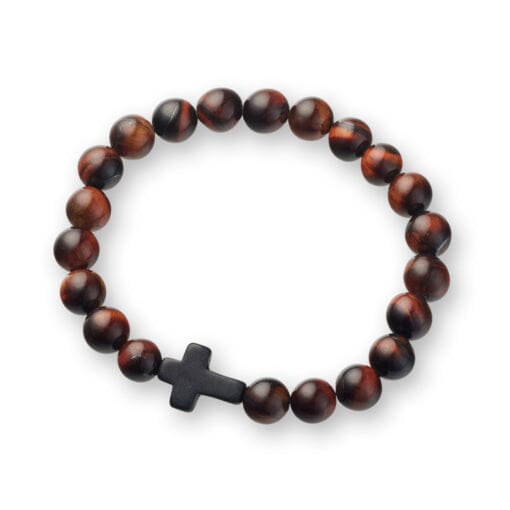 Eimsa Cross Beaded Bracelet Men's Jewellery DPI Jewellery 