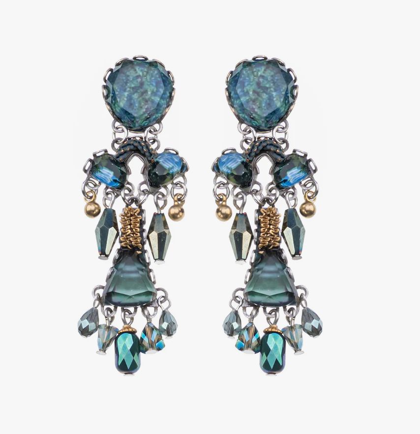 Emerald Jadiva Earrings Earrings Ayala Bar 