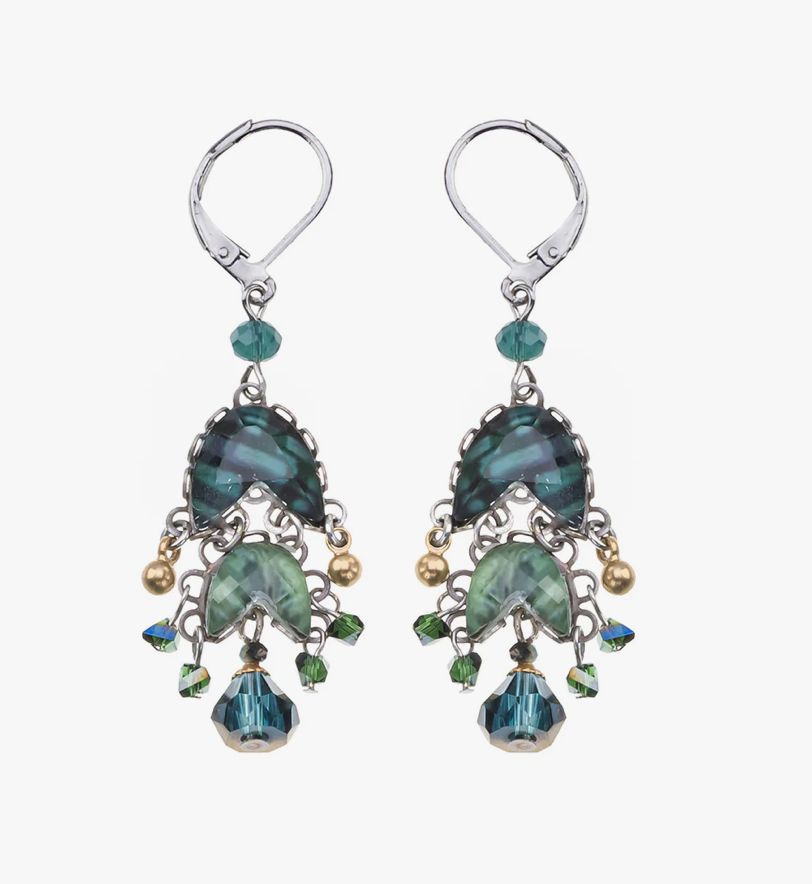 Emerald Reflection Earrings Earrings Ayala Bar 