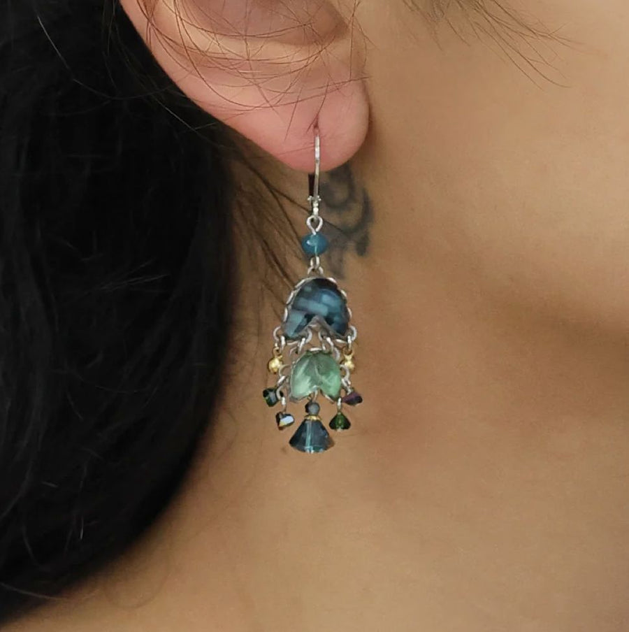 Emerald Reflection Earrings Earrings Ayala Bar 