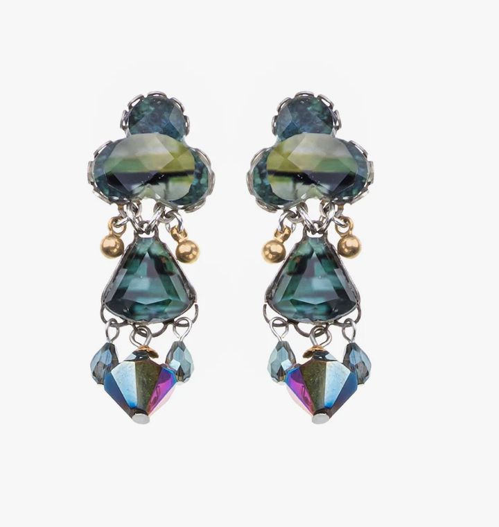 Emerald Verde Earrings Earrings Ayala Bar Post 