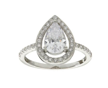 Encircled Teardrop Ring Sybella 7 