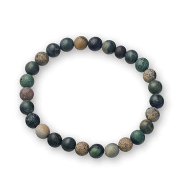 Erik Green Jasper Beaded Bracelet Men's Jewellery DPI Jewellery 