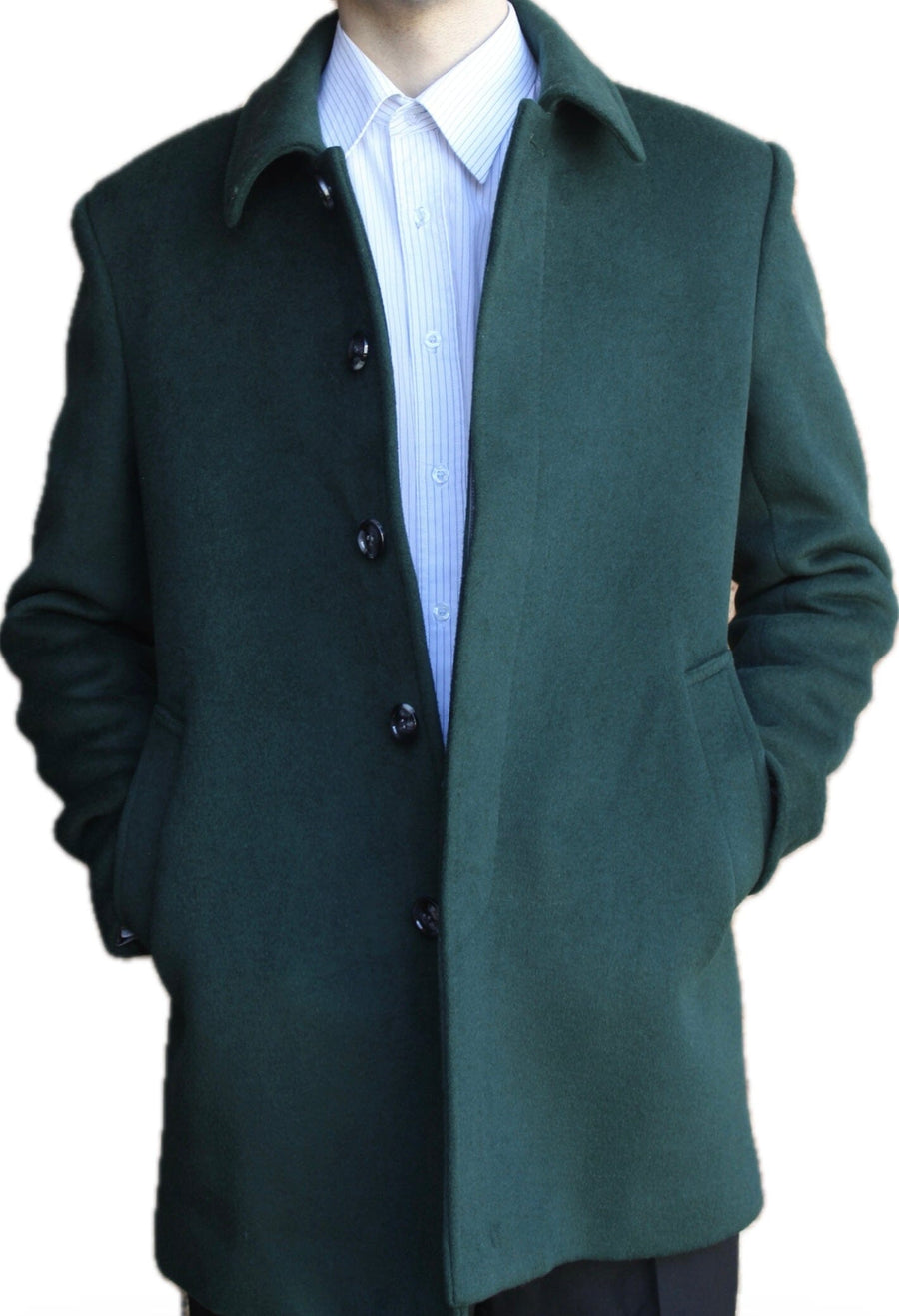 Ethan Double Cashmere Jacket - Green Jacket Teddy Sinclair (China) XS 