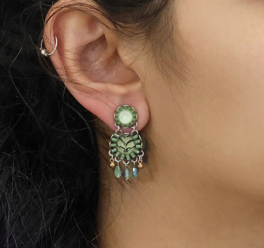 Eucalyptus Florin Earrings Earrings Ayala Bar 