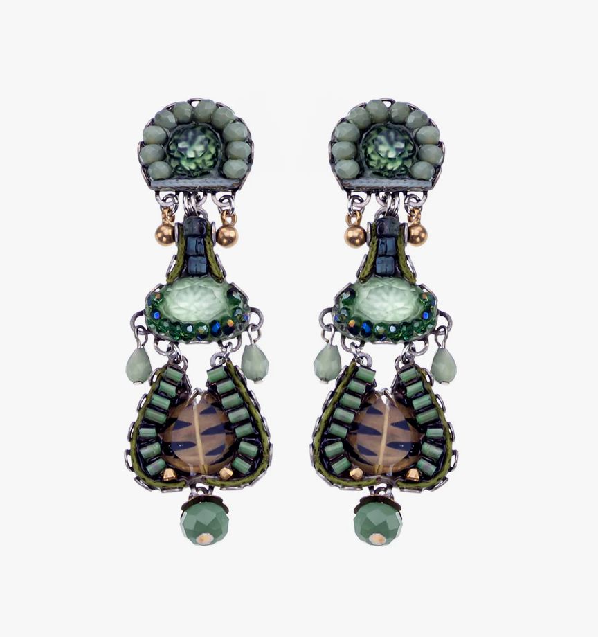 Eucalyptus Liora Earrings Earrings Ayala Bar 