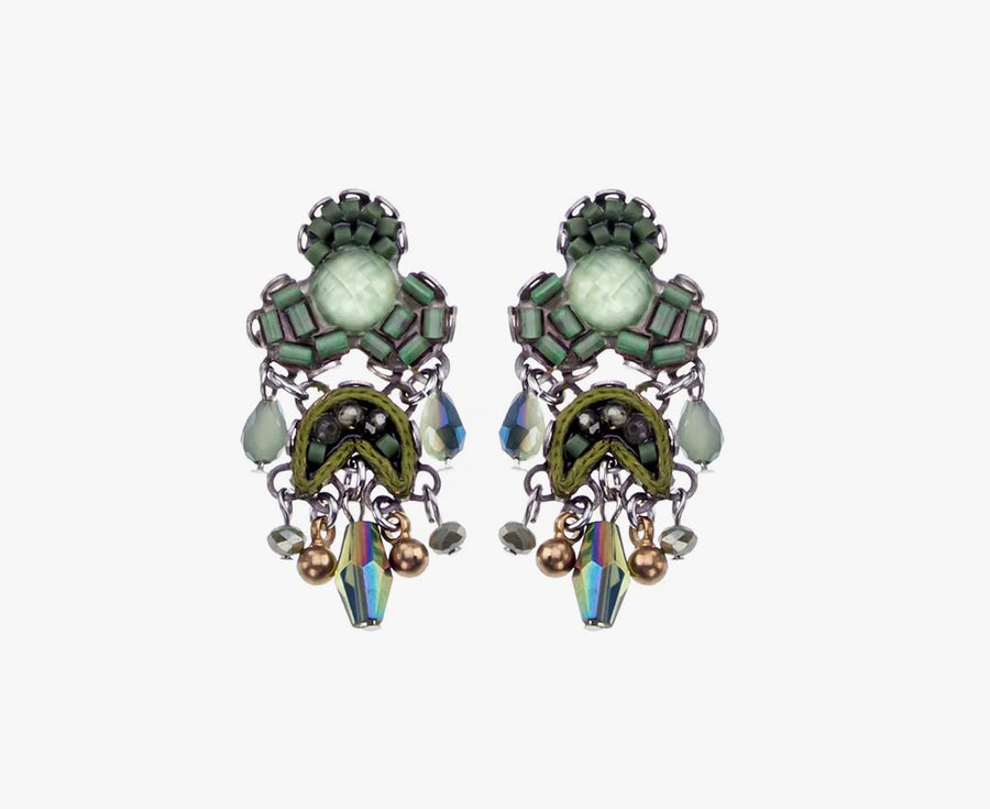 Eucalyptus Praelia Earrings Necklace Ayala Bar Post 