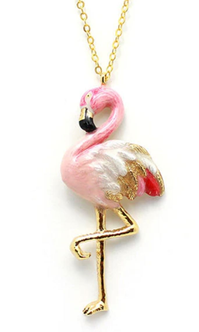 Fabulous Flamingo Necklace Good After Nine TH 