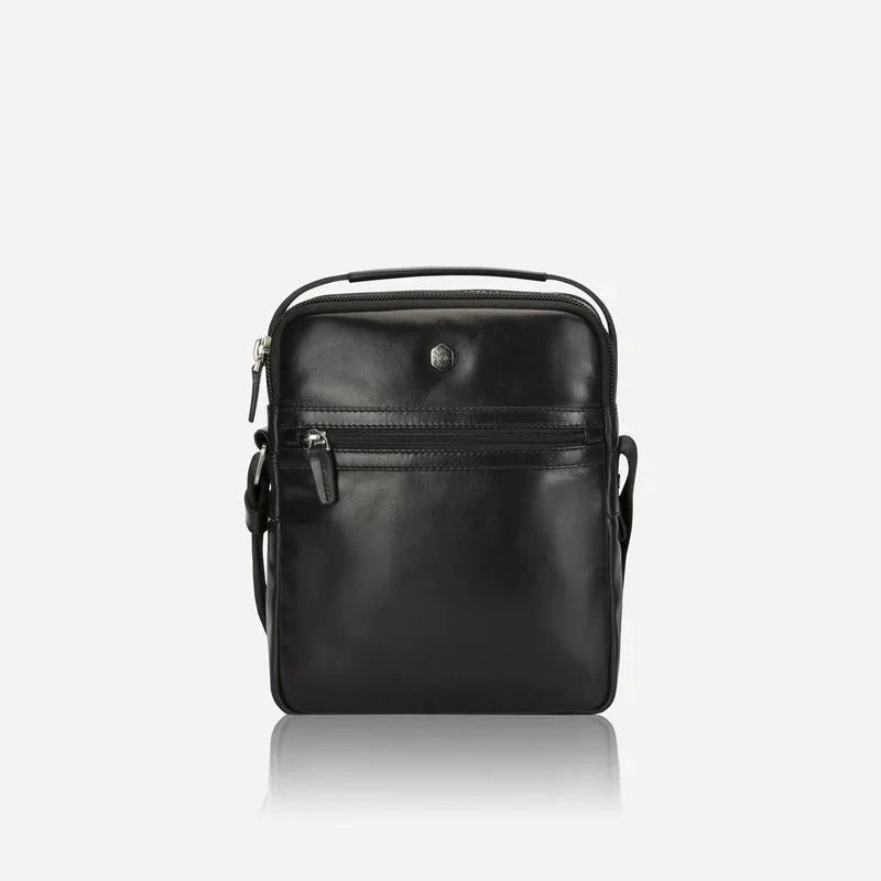 Formosa Leather Cross-Body Organiser - Black Wallet Jekyll & Hide 