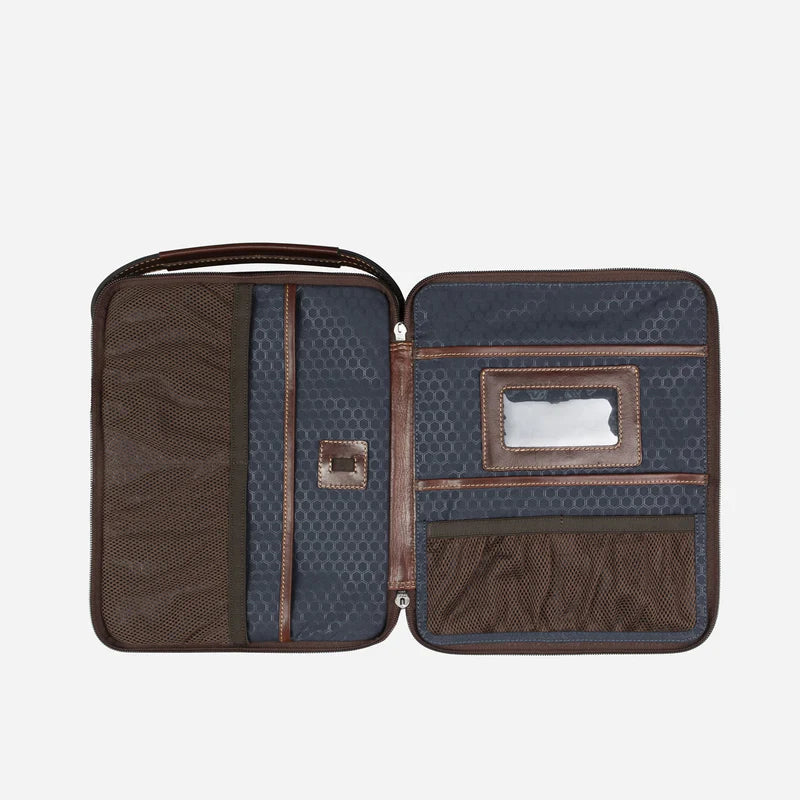 Formosa Leather Cross-Body Organiser - Mocha Wallet Jekyll & Hide 