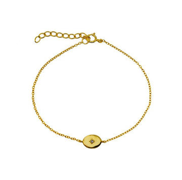 Genie CZ Star Bracelet Jewellery Gammies GP Sil 