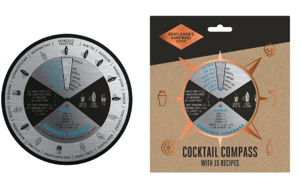 GH Cocktail Compass Gentlemen's Hardware 