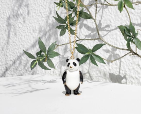 Giant Panda Necklace Good After Nine TH 