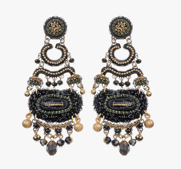 Gilded Black Lanore Earrings Earrings Ayala Bar 