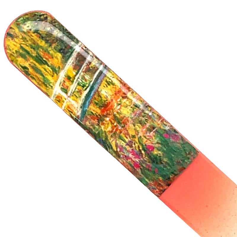 Glass Nail File Accessories World Collection Le Pont Japonais - Claude Monet 