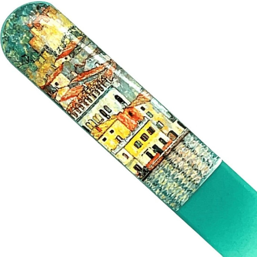 Glass Nail File Accessories World Collection Malcesine on Lake Garda - Gustav Klimt 